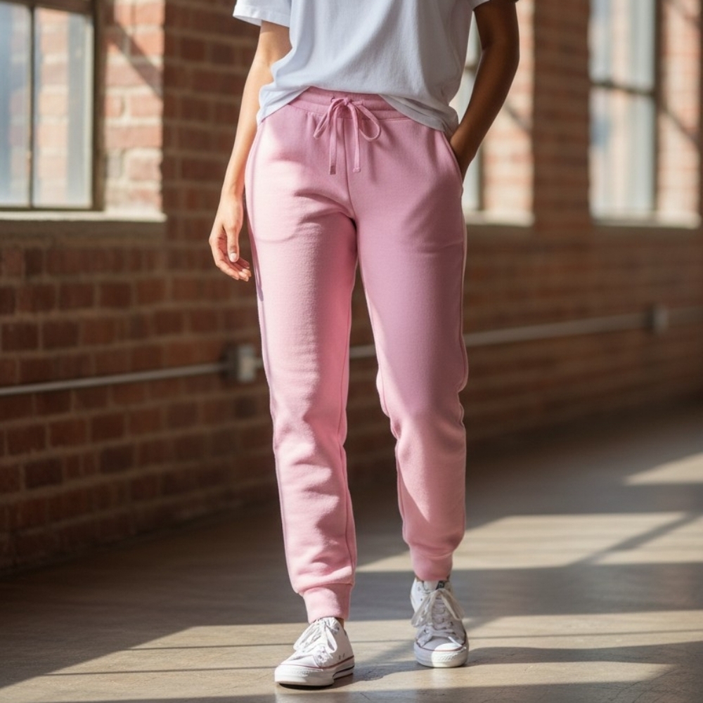 Pink Hooded Sweatsuit Sz L NWT - Picture 2 of 6